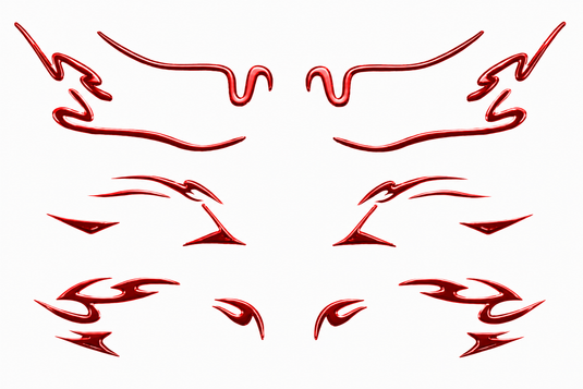 Delta Face Stickers