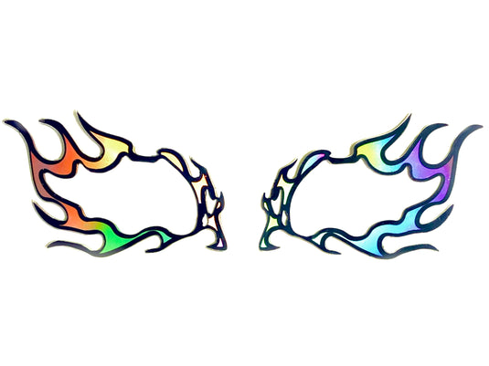 Flames Face Stickers
