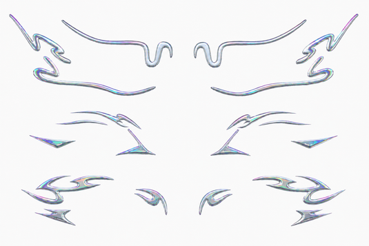 Delta Face Stickers
